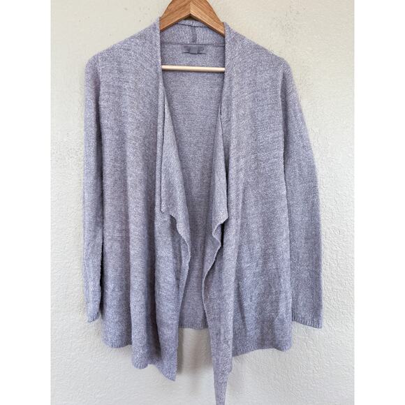 Barefoot Dreams Other - NEW Barefoot Dream CozyChic Lite Girl's Calypso Cardigan Wrap Sweater 12/14 Gray